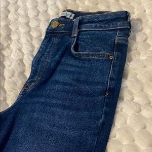 Fringe Bottom Blue Women's Jeans